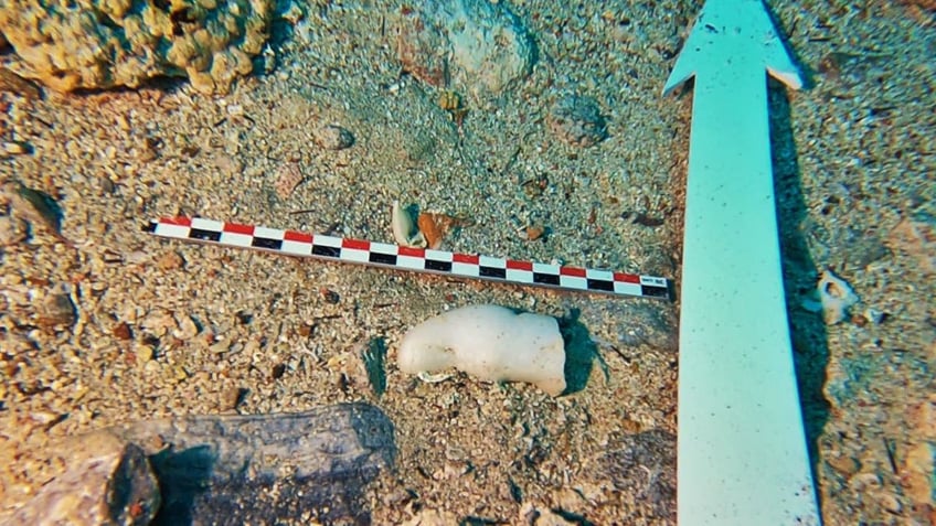 Close-up of marble fragments