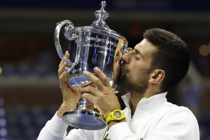 djokovic downs medvedev at us open to win record tying 24th slam