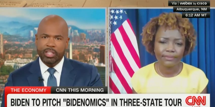 dnc chair pressed on biden campaigns happy talk on economy amid low polls does not appear to work