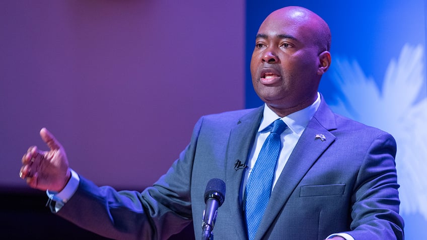 DNC chair Jaime Harrison attacked NBC News for hiring Ronna McDaniel as an analyst.