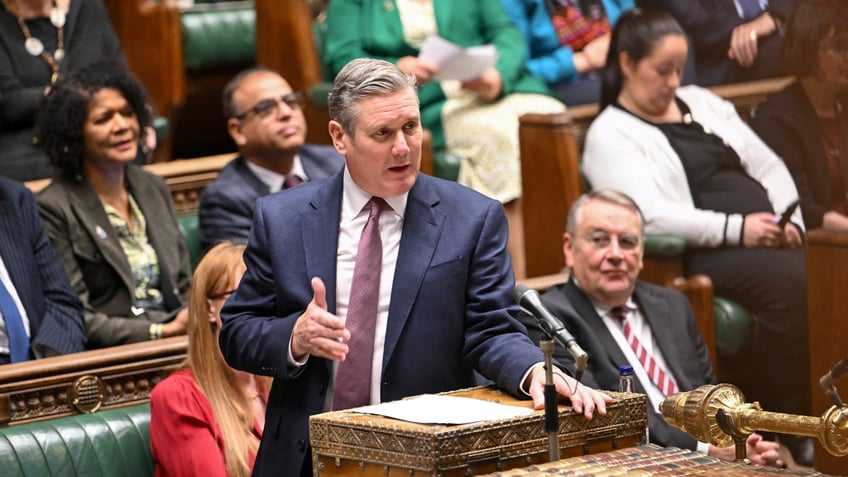 Keir Starmer speaks at the House of Commons