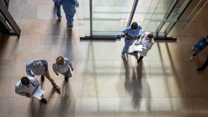 patients enter hospital