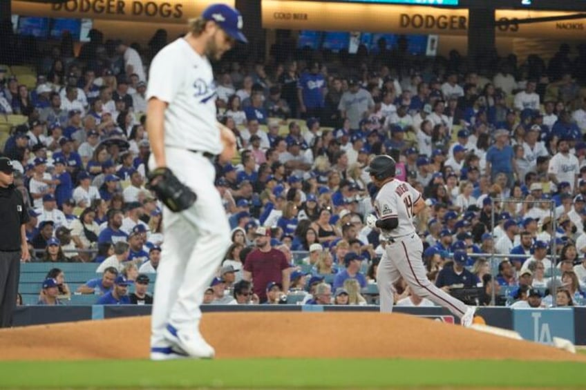 dodgers lhp clayton kershaw chased in 1st inning of nlds against diamondbacks