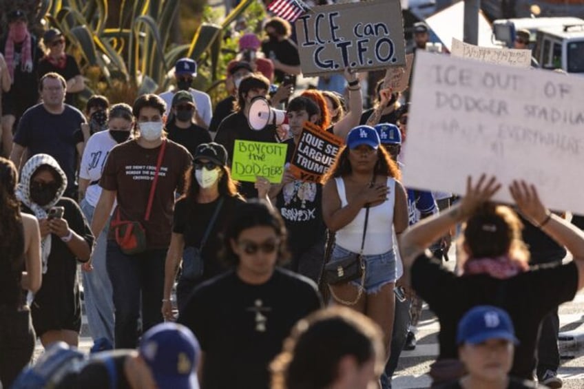 The Los Angeles Dodgers have faced criticism for their response to an escalation in federa