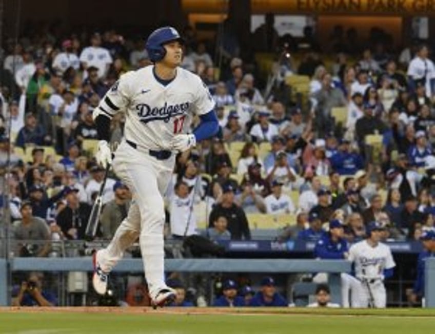 Dodgers' Shohei Ohtani obliterates two homers, strikes out vs. Athletics position player