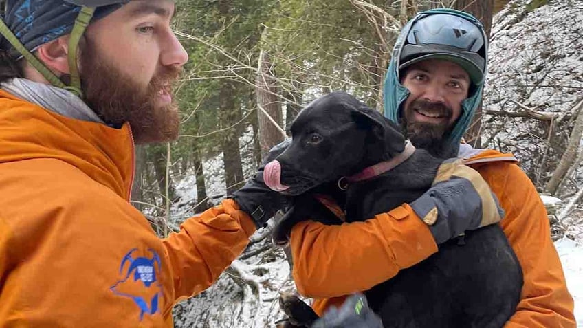 Dancer with rescuers