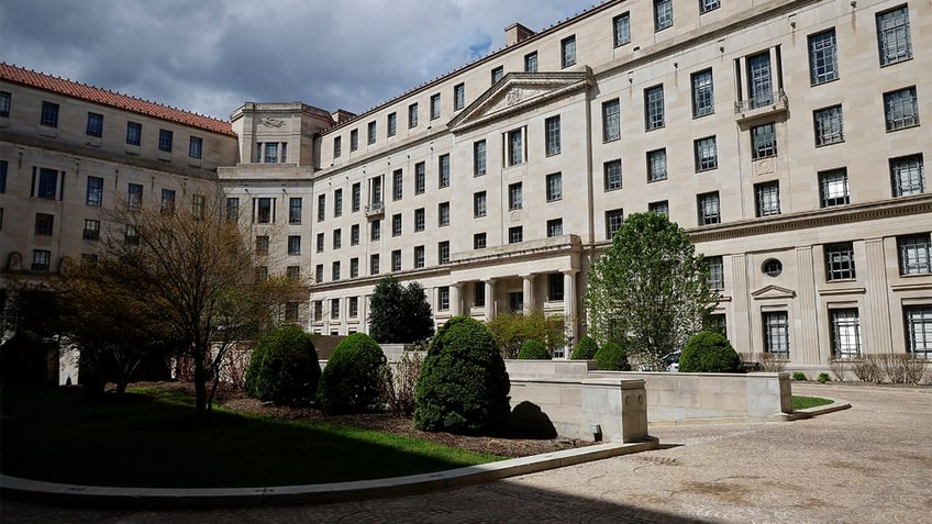 Department of Justice building is seen in Washington