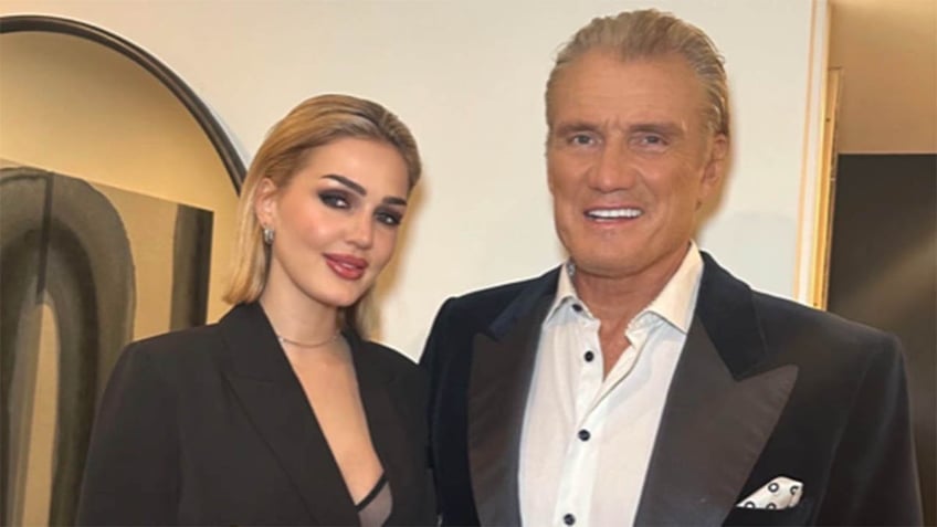 dolph lundgren 66 praises wife emma 27 getting married was a good choice