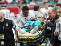 Dolphins give Grant DuBose health update after wide receiver leaves game on stretcher