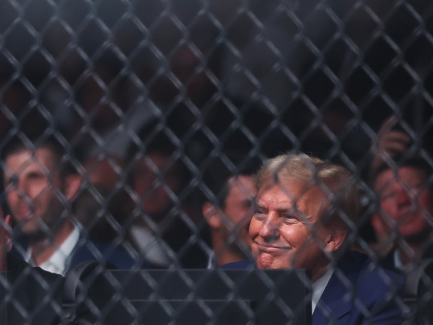 donald trump arrives at ufc 302 to thunderous applause days after conviction