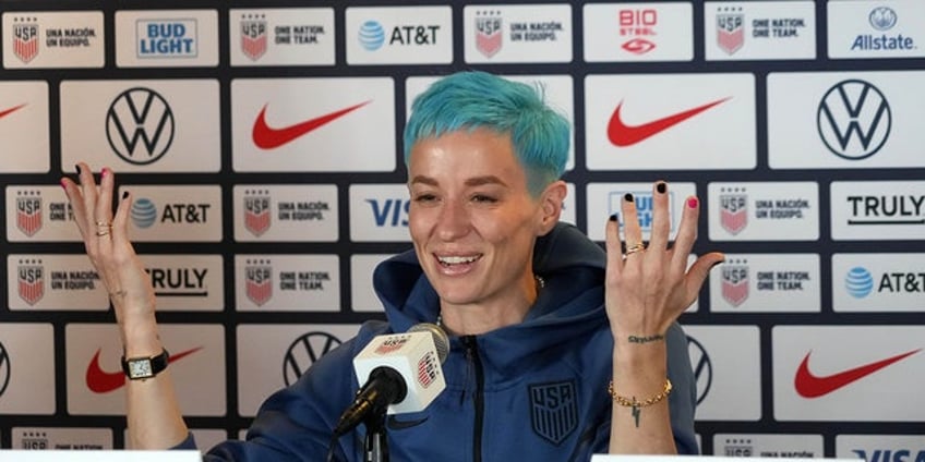 donald trump bashes megan rapinoe uswnt after shocking loss to sweden woke equals failure