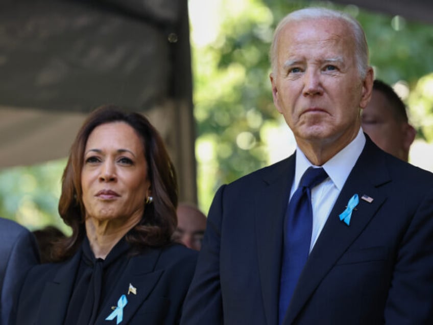 Democratic presidential nominee, U.S. Vice President Kamala Harris, and U.S. President Joe