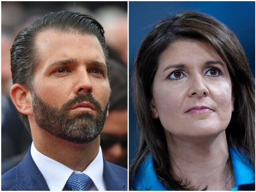 Donald Trump Jr. and Nikki Haley