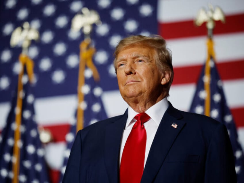 DES MOINES, IOWA - JANUARY 15: Former President Donald Trump speaks at his caucus night ev