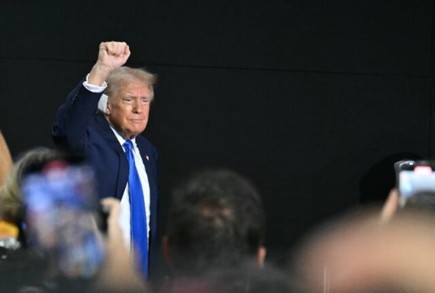 Donald Trump at the Republican National Convention in Milwaukee on July 16, 2024