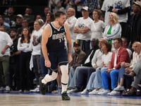 Doncic leads strong close by Mavericks for 108-105 win over Wolves in Game 1 of West finals