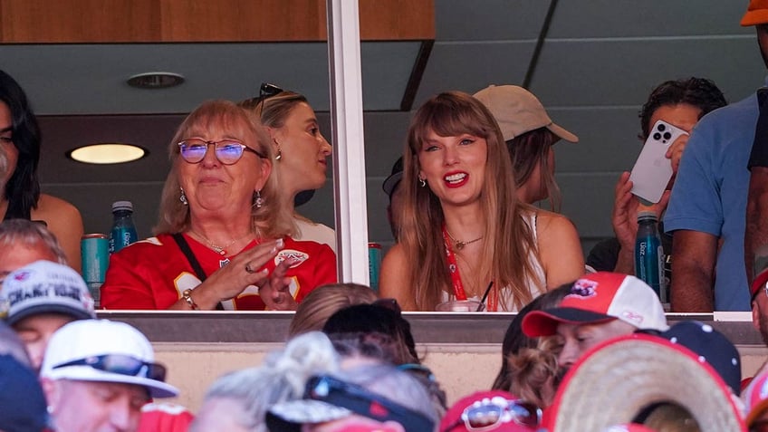 donna kelce says nfl is laughing all the way to the bank with taylor swift travis kelce dating rumors