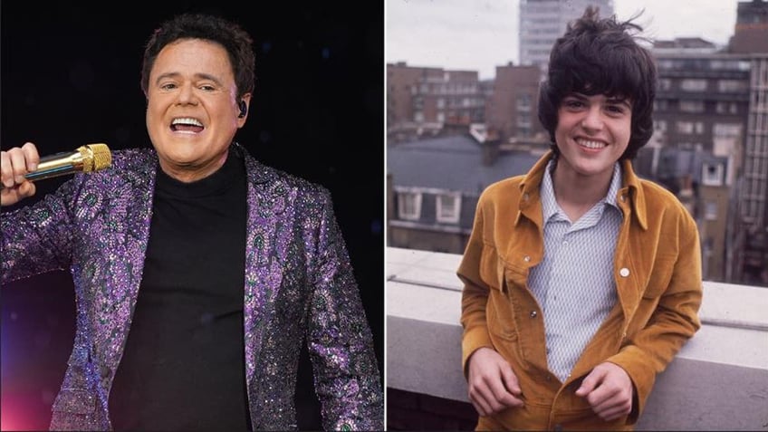 Donny Osmond now and in 1972