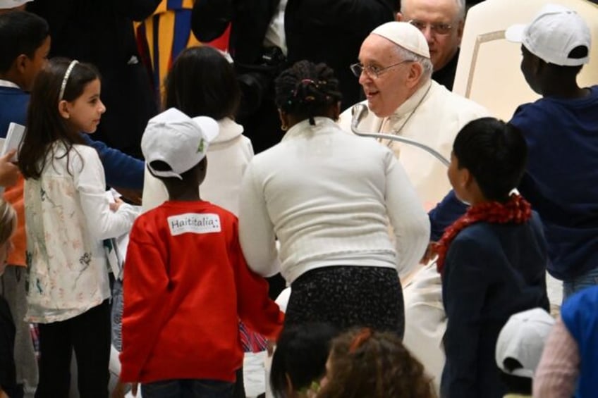 dont get mad just drink a glass of water says pope