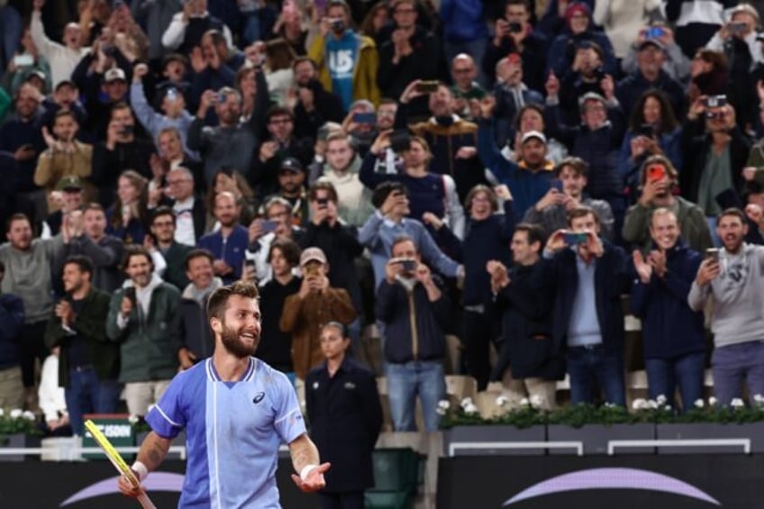 'Don't want to make people crazy': Corentin Moutet celebrates after defeating Sebastian Of