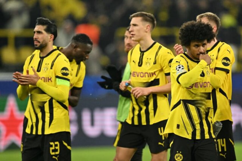 Borussia Dortmund captain Emre Can (left) said his side were "not good at all" in the seco