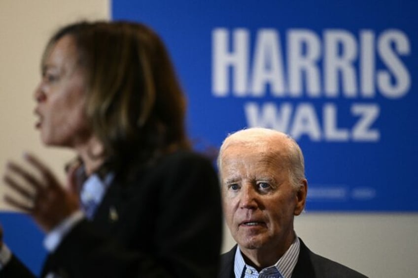 Joe Biden has promised to stay 'on the sidelines' as he supports Kamala Harris