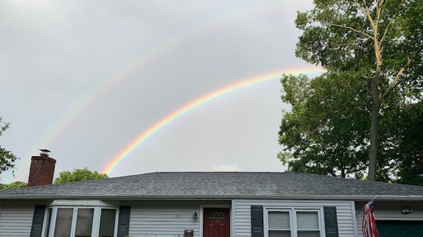 double rainbows and the spiritual meanings behind them a hug from above