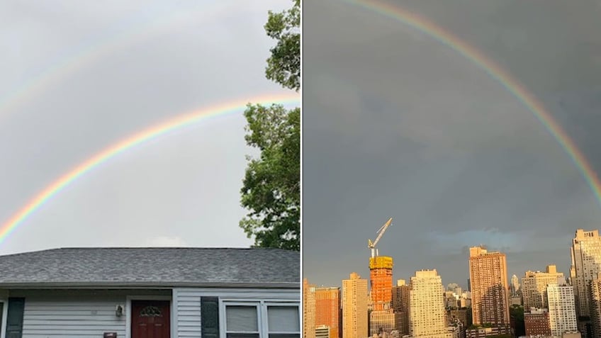 double rainbows and the spiritual meanings behind them a hug from above