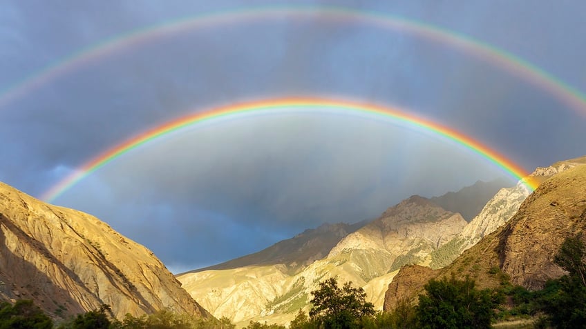 double rainbows and the spiritual meanings behind them a hug from above