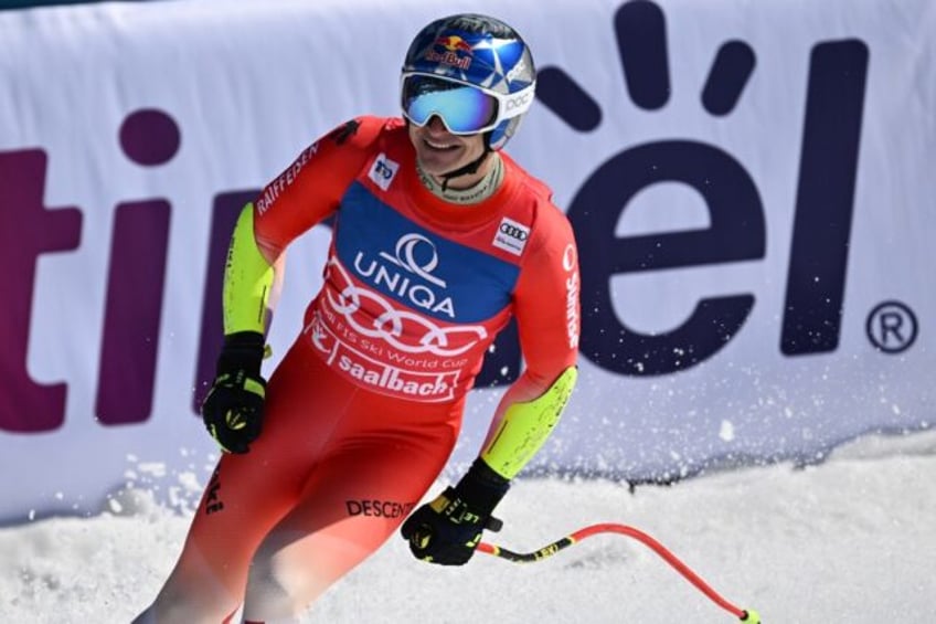 The men's super-G globe winner Marco Odermatt