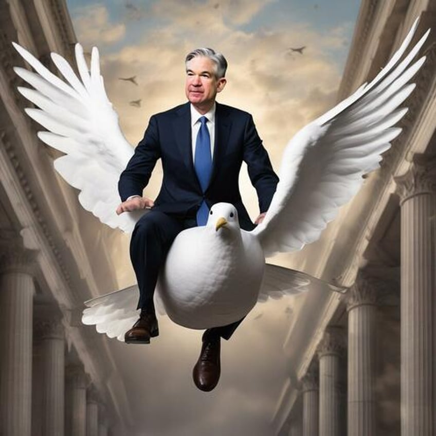 dovish powell destroys hawkish dots sends stocks gold crypto soaring