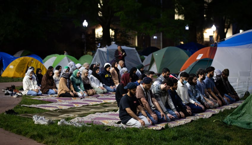 dozens of arrests made as police clear anti israel encampment at george washington university