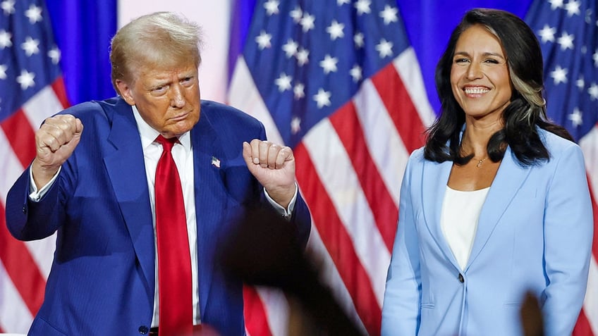 Donald Trump with Tulsi Gabbard