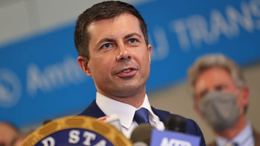 dozens of gop lawmakers demand buttigieg stop housing migrants at airports it is your responsibility