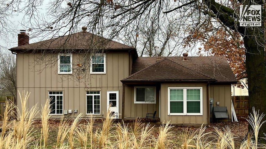 An exterior view of the porch of Jordan Willis’s home in Kansas City, Missouri