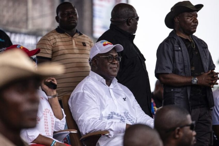 DR Congo President Felix Tshisekedi was leading the vote count with 72 percent