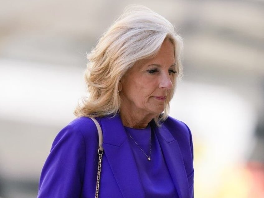 First lady Jill Biden arrives ahead of Hunter Biden's trial at federal court, Monday,