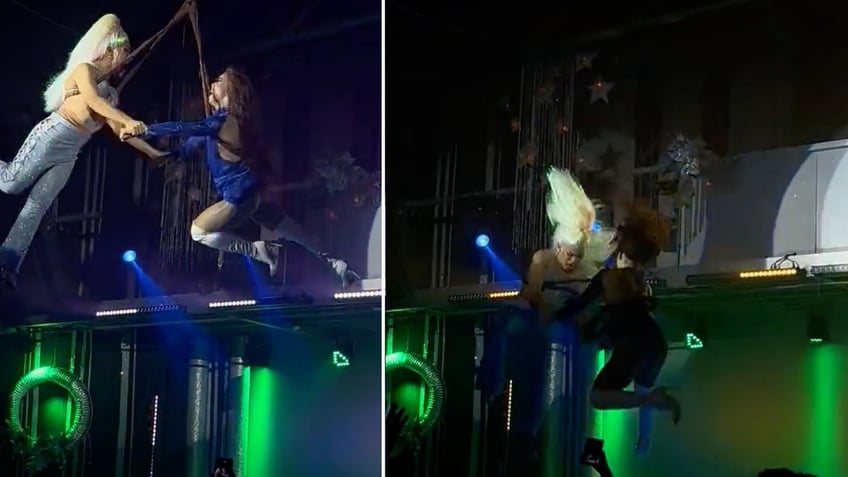 drag queens stage stunt in philippines goes horribly wrong after cable snaps mid air