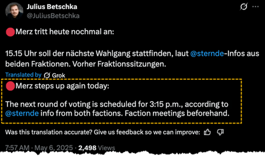 dramatic germanys merz falls short in chancellor vote as political turmoil unfolds new vote imminent