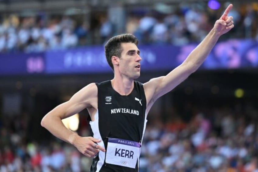 New Zealand's Hamish Kerr competes in the men's high jump