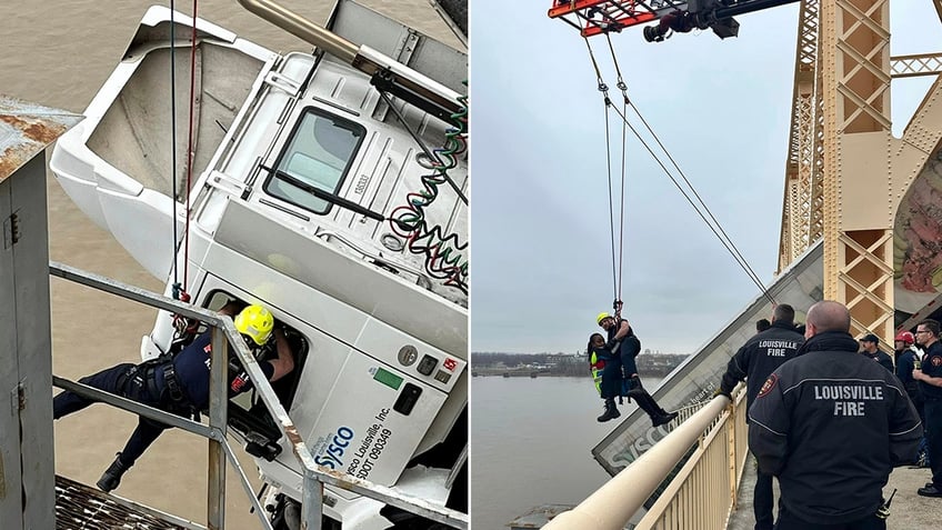 Louisville bridge rescue