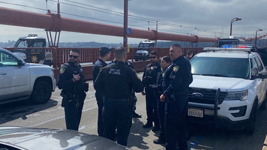 Police at Golden Gate Bridge
