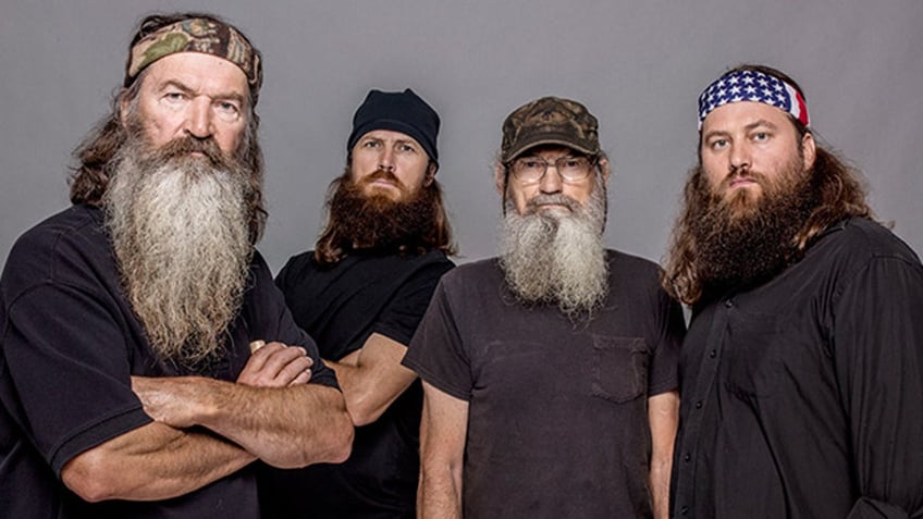 Pictured from left, Phil Robertson, Jase Robertson, Si Robertson and Willie Robertson from the A&E series, "Duck Dynasty".