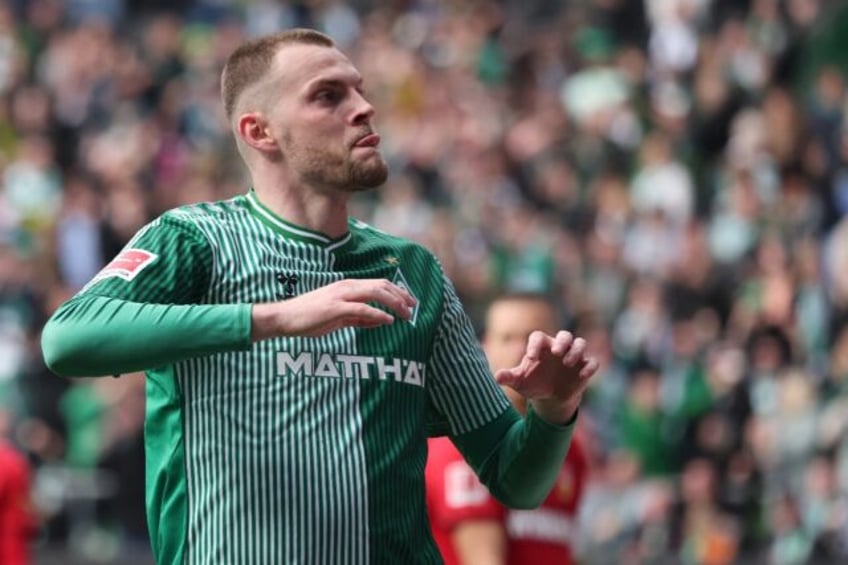 Bremen forward Marvin Ducksch scored a double to raise his league tally to 11 goals.