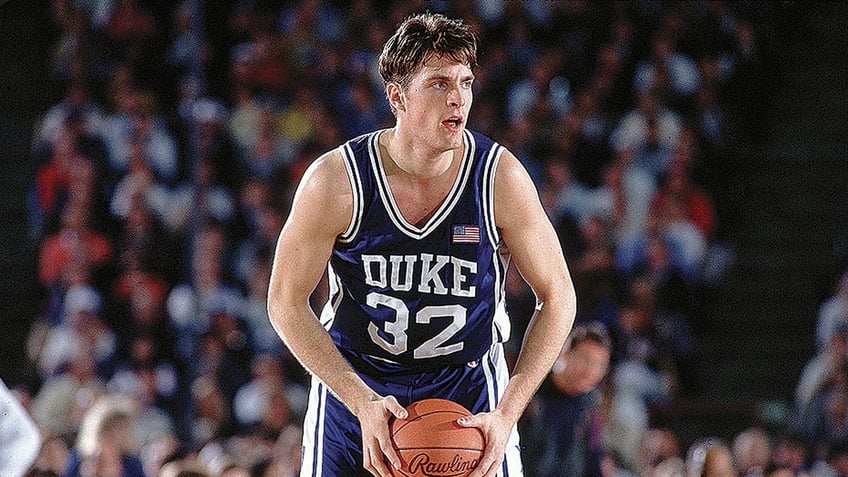 Christian Laettner with Duke