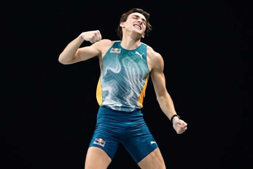 'Shake off the rust': Armand Duplantis celebrates after clearing 6.10m in Berlin on Friday