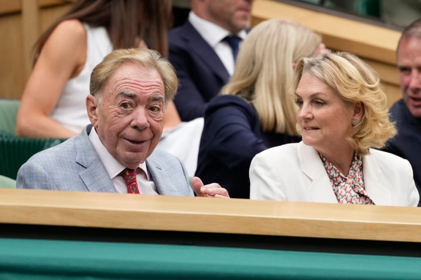 dustin hoffman andrew lloyd webber join elites in royal box at wimbledon