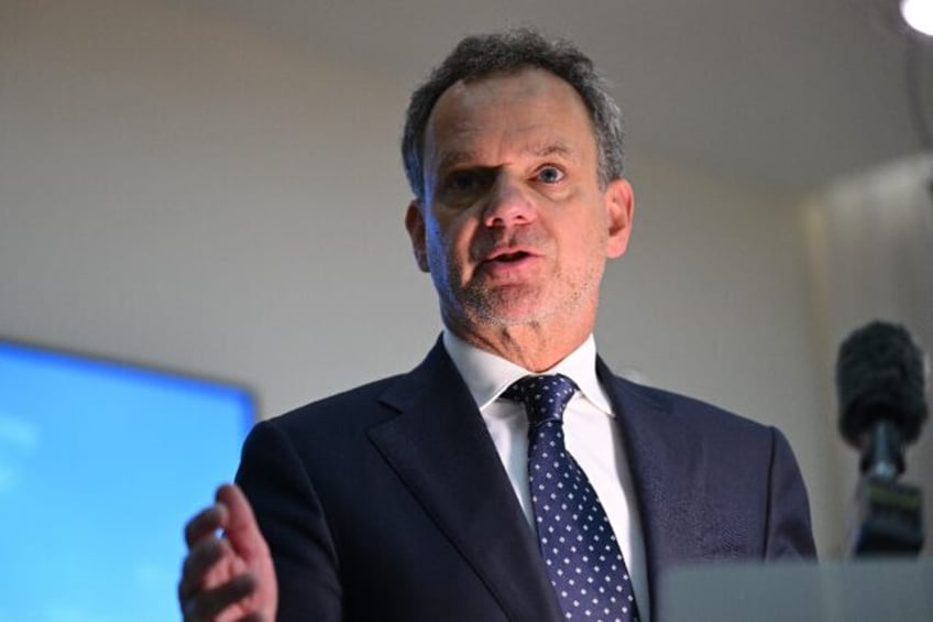 Netherlands's Foreign Minister Caspar Veldkamp speaks during a press conference at the Net
