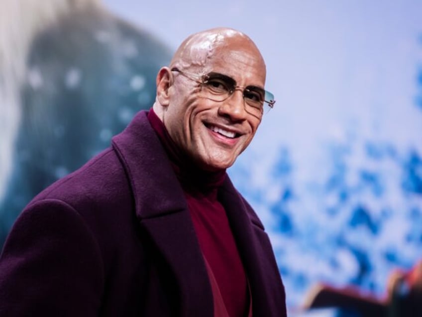 03 November 2024, Berlin: Dwayne Johnson, actor, comes to the UCI Luxe cinema for the worl