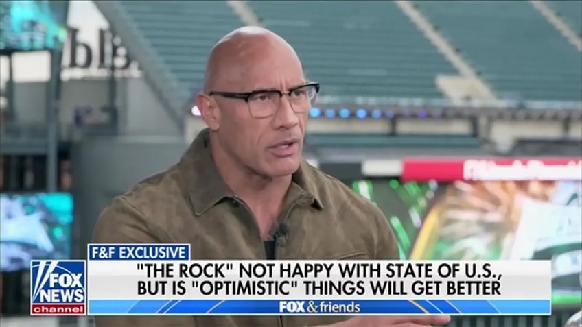 Dwayne Johnson on "Fox & Friends"